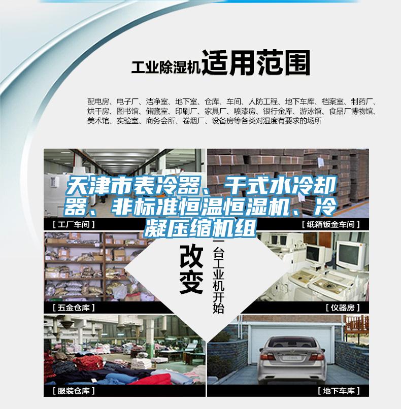 天津市表冷器、干式水冷卻器、非標準恒溫恒濕機、冷凝壓縮機組