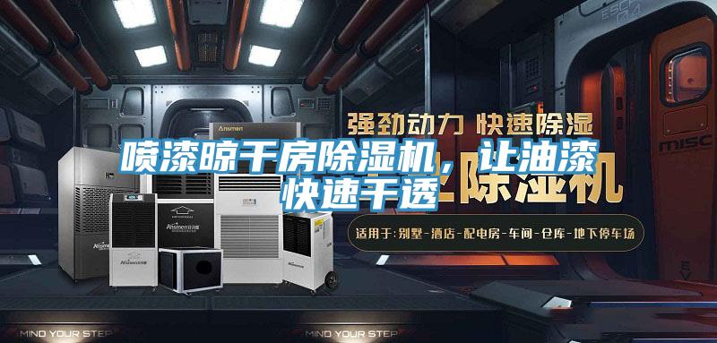 噴漆晾干房除濕機(jī)，讓油漆快速干透
