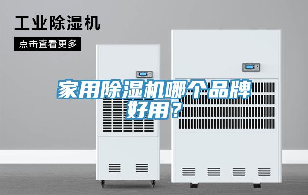 家用除濕機哪個品牌好用？