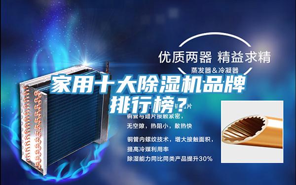 家用十大除濕機(jī)品牌排行榜？
