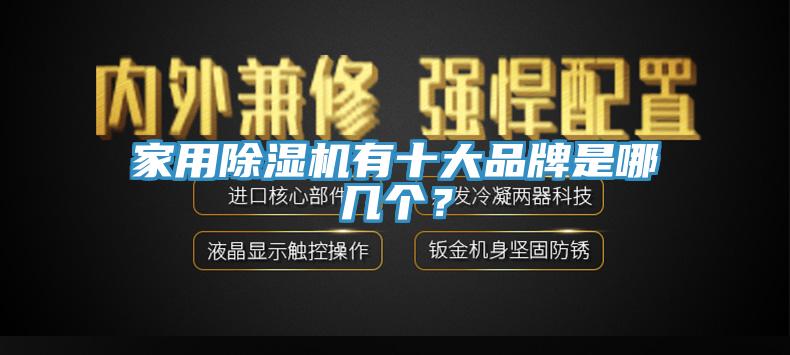 家用除濕機有十大品牌是哪幾個？