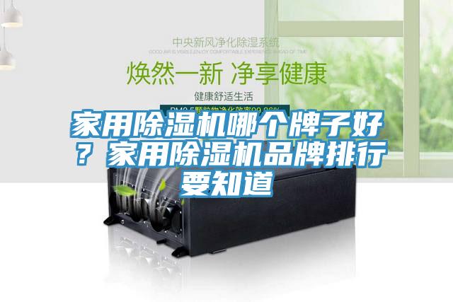 家用除濕機(jī)哪個(gè)牌子好？家用除濕機(jī)品牌排行要知道