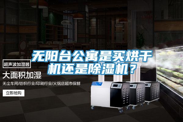 無陽臺公寓是買烘干機(jī)還是除濕機(jī)？