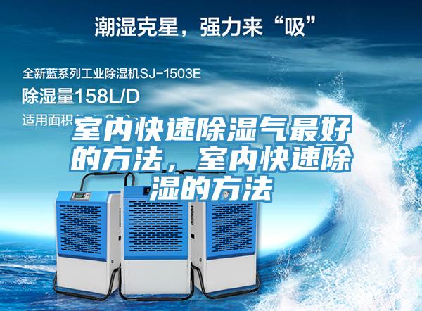 室內快速除濕氣最好的方法，室內快速除濕的方法