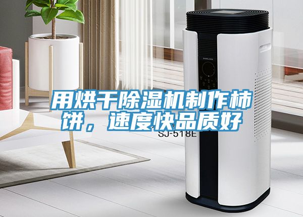 用烘干除濕機制作柿餅，速度快品質好