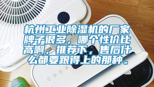 杭州工業(yè)除濕機(jī)的廠家牌子很多，哪個(gè)性?xún)r(jià)比高啊，推薦下，售后什么都要跟得上的那種。