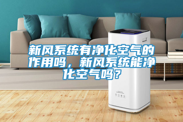 新風(fēng)系統(tǒng)有凈化空氣的作用嗎，新風(fēng)系統(tǒng)能凈化空氣嗎？