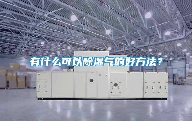 有什么可以除濕氣的好方法？