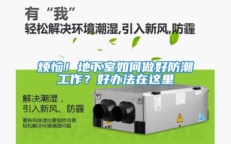 煩惱！地下室如何做好防潮工作？好辦法在這里