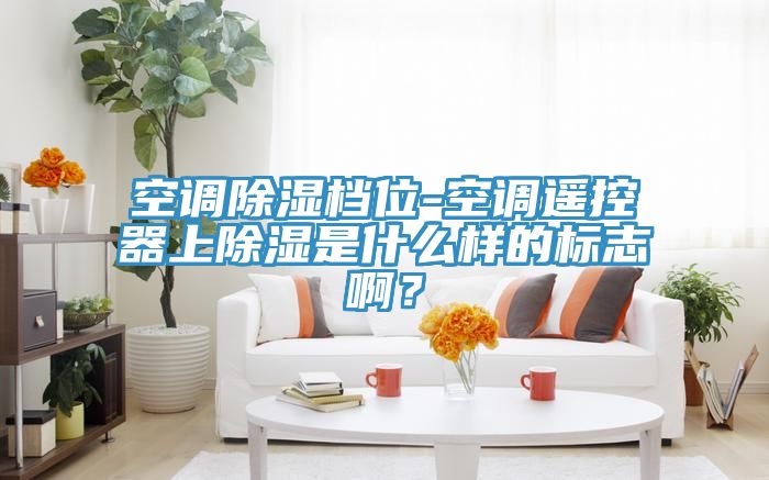 空調(diào)除濕檔位-空調(diào)遙控器上除濕是什么樣的標(biāo)志啊？