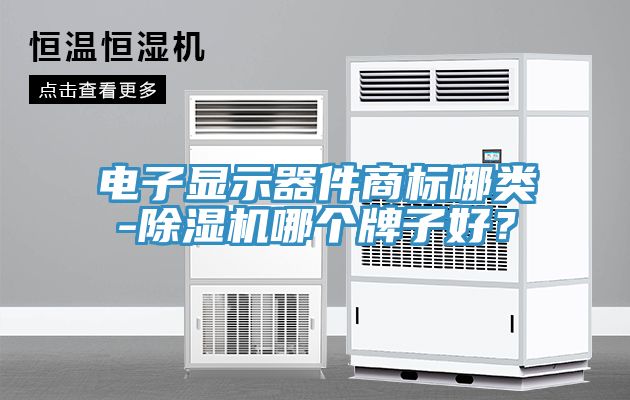 電子顯示器件商標(biāo)哪類-除濕機(jī)哪個(gè)牌子好？