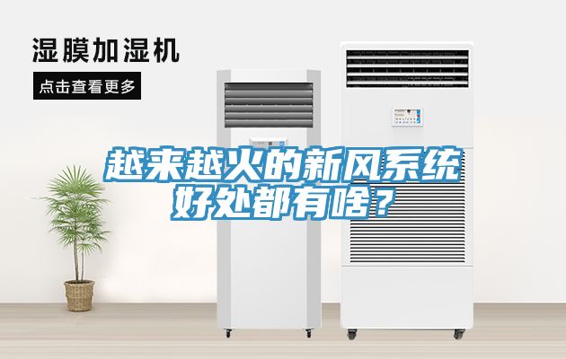 越來(lái)越火的新風(fēng)系統(tǒng)好處都有啥？