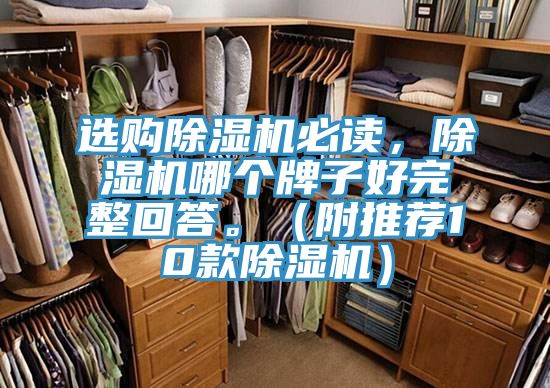 選購(gòu)除濕機(jī)必讀，除濕機(jī)哪個(gè)牌子好完整回答。（附推薦10款除濕機(jī)）