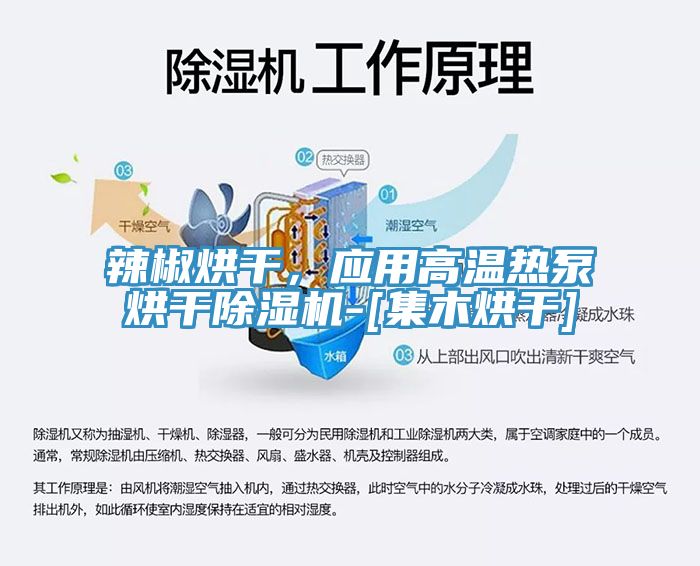 辣椒烘干，應(yīng)用高溫?zé)岜煤娓沙凉駲C(jī)-[集木烘干]