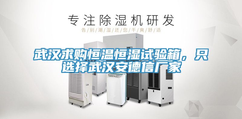 武漢求購(gòu)恒溫恒濕試驗(yàn)箱，只選擇武漢安德信廠家