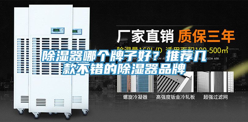 除濕器哪個牌子好？推薦幾款不錯的除濕器品牌