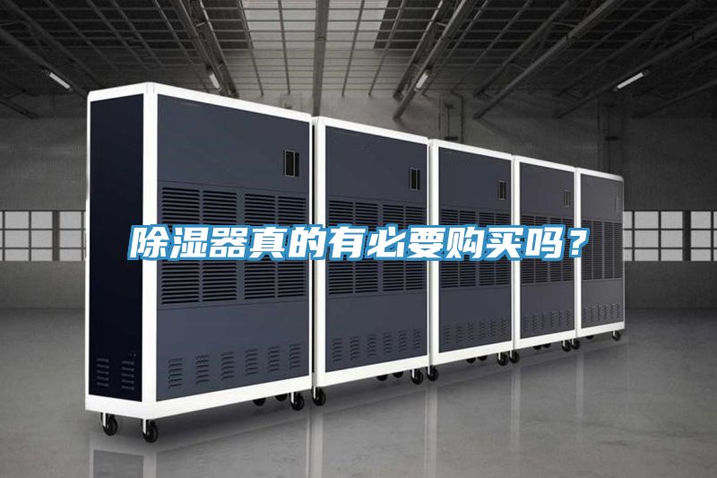 除濕器真的有必要購買嗎？