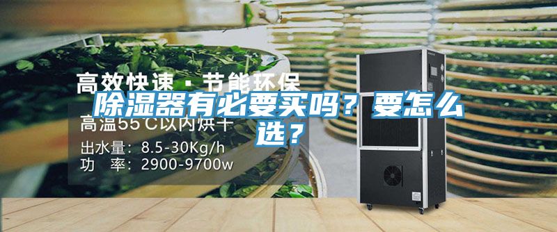 除濕器有必要買嗎？要怎么選？