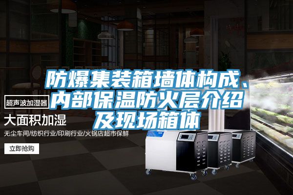 防爆集裝箱墻體構成、內部保溫防火層介紹及現(xiàn)場箱體