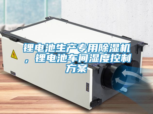 鋰電池生產(chǎn)專用除濕機(jī)，鋰電池車間濕度控制方案