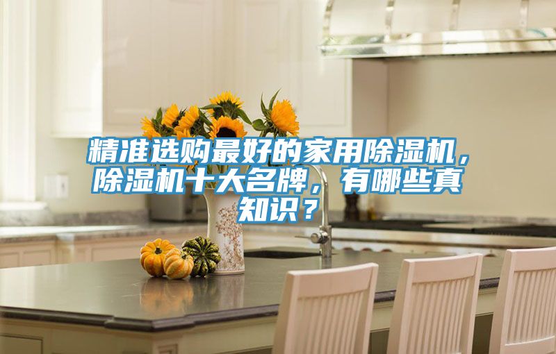 精準(zhǔn)選購最好的家用除濕機(jī)，除濕機(jī)十大名牌，有哪些真知識？