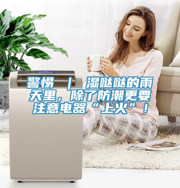 警惕 ｜ 濕噠噠的雨天里，除了防潮更要注意電器“上火”！