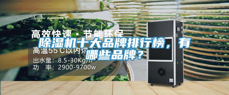 除濕機(jī)十大品牌排行榜，有哪些品牌？
