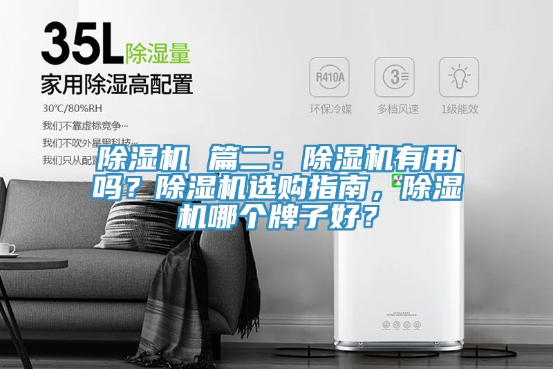 除濕機(jī) 篇二：除濕機(jī)有用嗎？除濕機(jī)選購指南，除濕機(jī)哪個(gè)牌子好？
