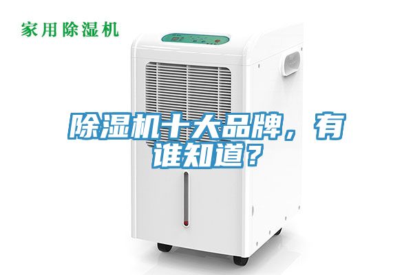 除濕機(jī)十大品牌，有誰(shuí)知道？