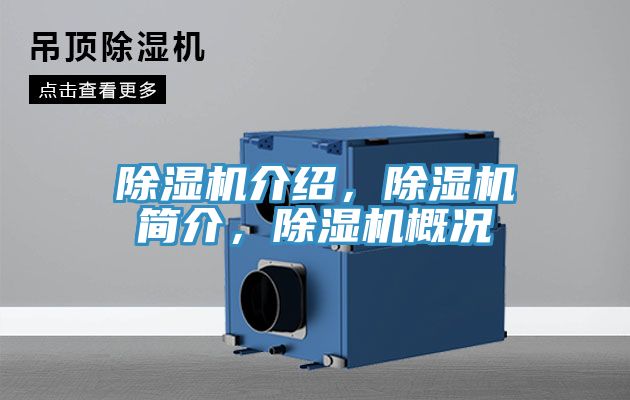 除濕機介紹，除濕機簡介，除濕機概況
