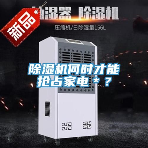 除濕機(jī)何時才能搶占家電＊？