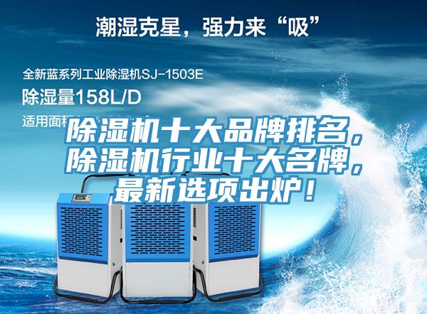 除濕機(jī)十大品牌排名，除濕機(jī)行業(yè)十大名牌，最新選項(xiàng)出爐！