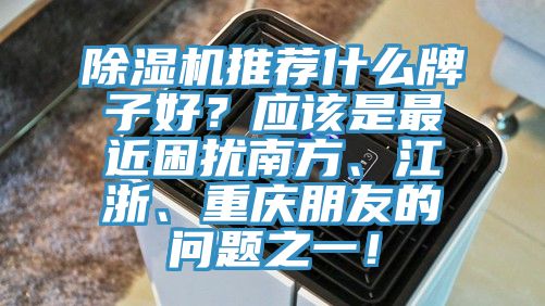 除濕機推薦什么牌子好？應(yīng)該是最近困擾南方、江浙、重慶朋友的問題之一！