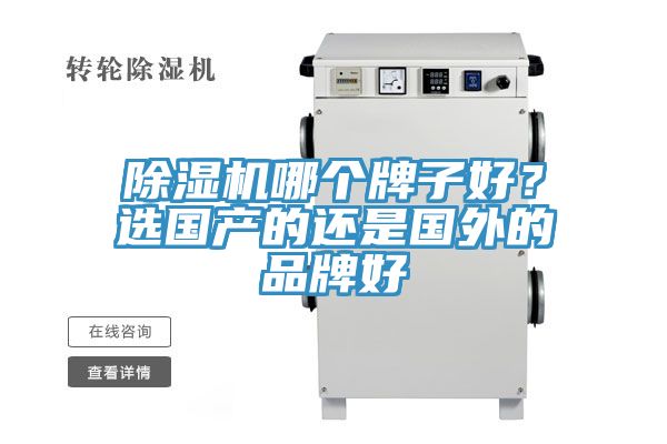 除濕機(jī)哪個牌子好？選國產(chǎn)的還是國外的品牌好